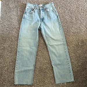 Zara straight leg jeans